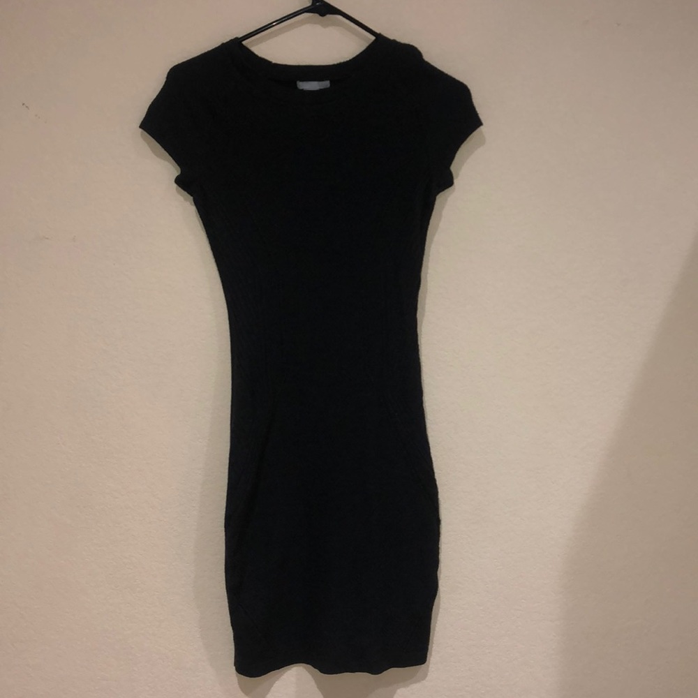 Dark Grey Mini Dress